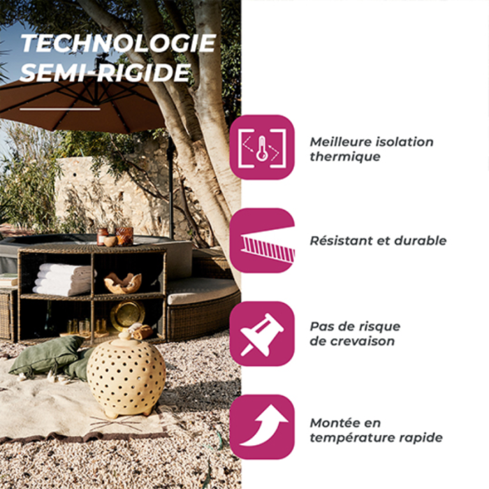 Spa semi-rigide Netspa Octopus - 6 places – Image 4