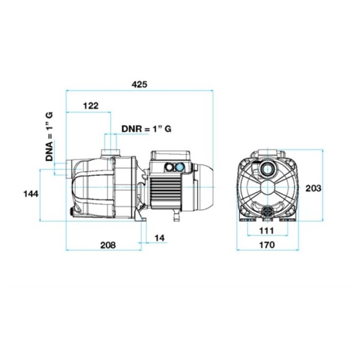 Surpresseur Zodiac Polaris 1 cv mono – Image 2