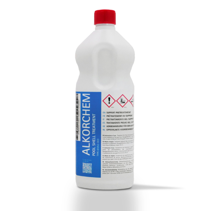 Traitement aseptisant des structures piscines Renolit Alkorchem - 1 litre – Image 1