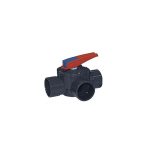 Vanne 3 voies manuelle 50/63 mm
